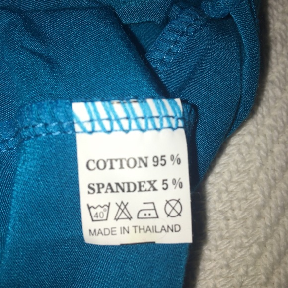 🌸 Strapless Stone Flower Dress in Turquoise! 🌸 - Picture 5 of 6